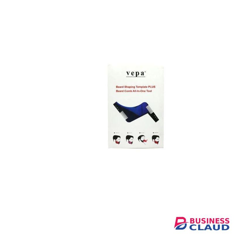 Beard Shaping & Styling Tool Sideburns, Mustache, with Inbuilt Comb, Perfect for Line Up & Edging
