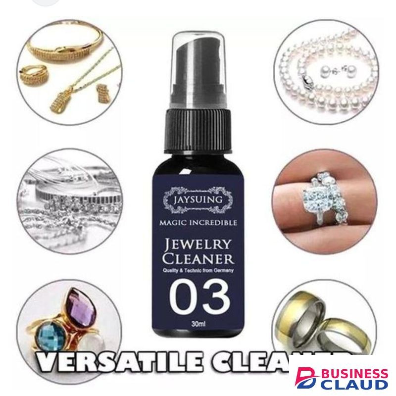Jewelry Cleaner Spray - 30ml, Instant Jewelry Polisher & Restorer Spray, Versatile Jewelry Cleaning Solution For Gold, Silver, & Gems
