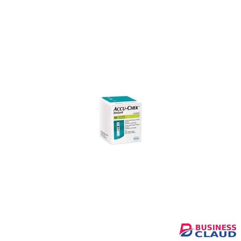 ACCU CHEK Instant Blood Sugar Test Strips 50's