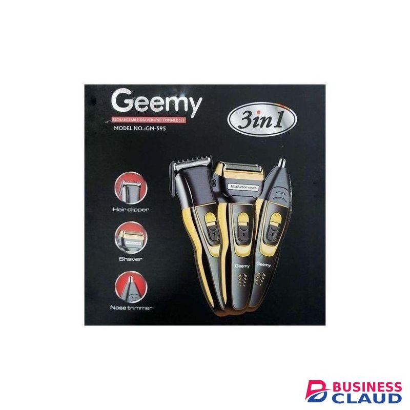 Geemy Rechargeable Hair Shaving Machine, Shaver- 3 In 1 // Finishing Trimmers // Finishing shaver // shaver for making hai styles