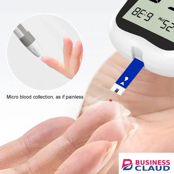 Glucometer With 50 Strips And 50 Lancets
