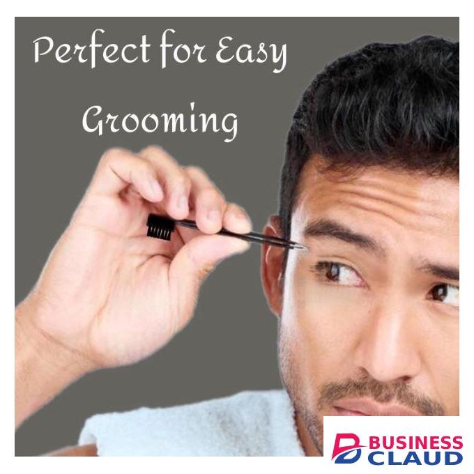 Quality Eyebrow Tweezer Brush tweezing Tool for facial hair grooming DIY Professional Makeup Artists ingrown hair remover