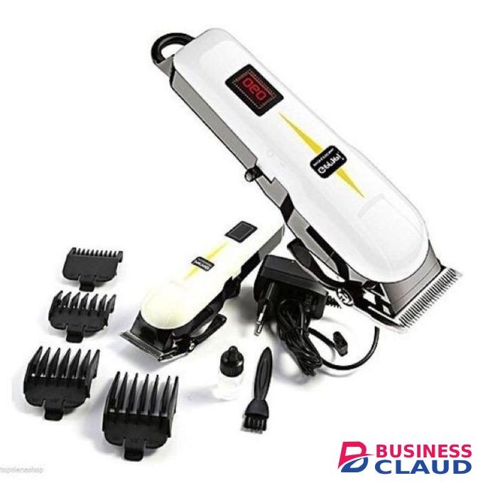 Geemy Professional Cordless Hair Trimmer With LCD Display – 2000mAh