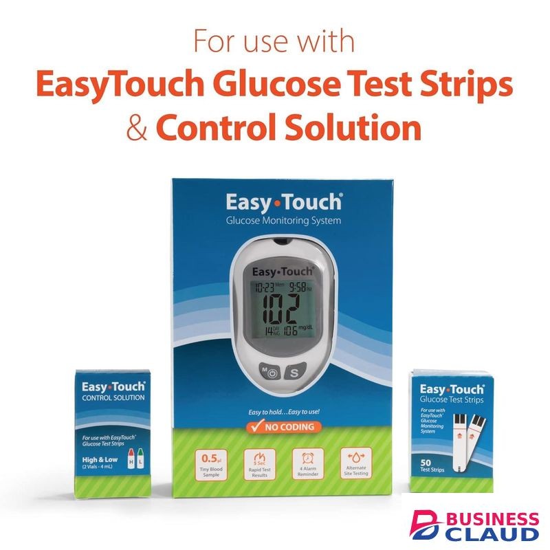 Glucose Meter Kit Combo (Includes Meter Kit and 100 Test Strips)