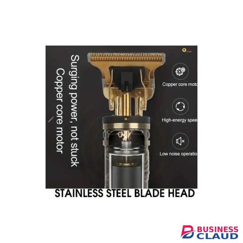 Precision Beard Trimmer & Hair Clipper - Cordless Gold Grooming Tool for Men - Sharp Lines, Clean Fades, Artistic Haircuts