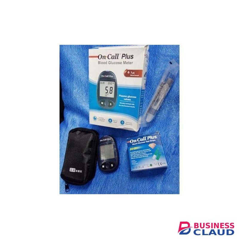 On Call Plus Glucose On Call GLUCOMETER FULL KIT ( Glucometer+Blood Test Strips+Lancets/needles