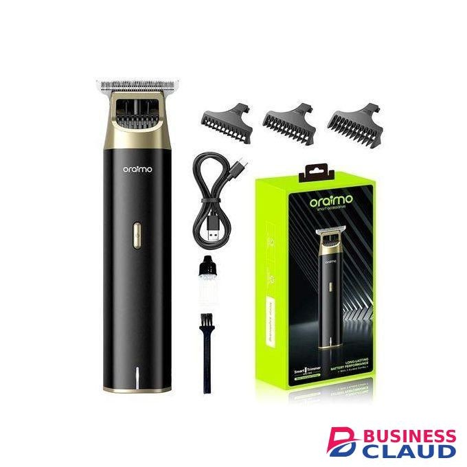 Oraimo SmartTrimmer2 Multi-functional Wireless Trimmer - 150-Min Runtime, Self-Sharpening Blades, Adjustable Speed, Travel Lock – Black (OPC-TR12)