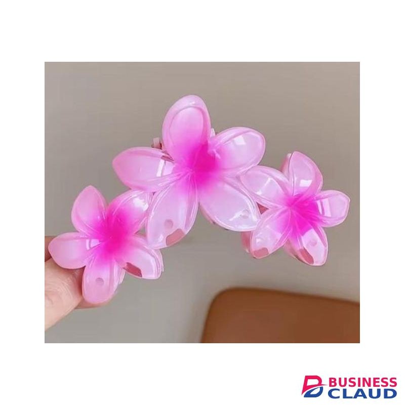 3 In 1 Acrylic Flower Hairclip