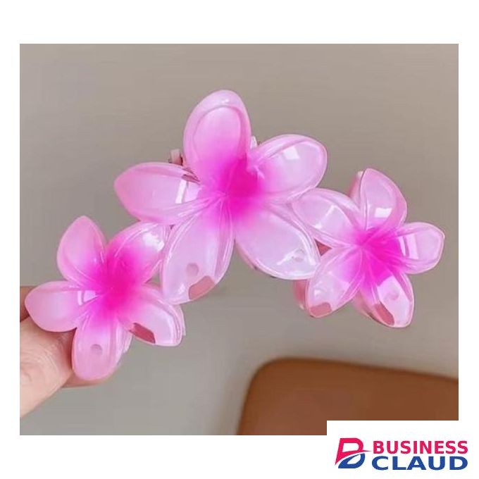 3 In 1 Acrylic Flower Hairclip