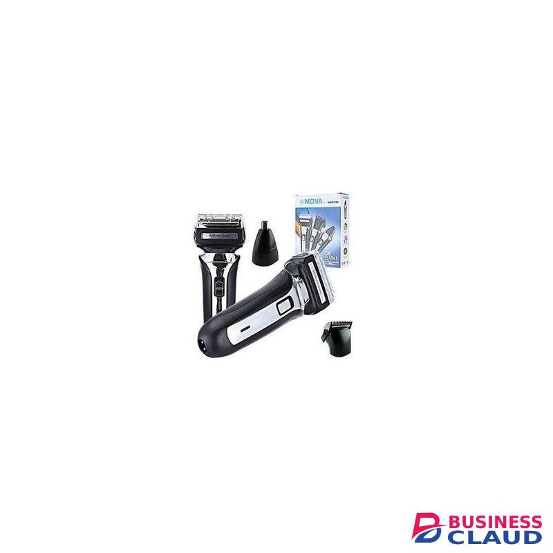 Nova Rechargeable 3 In One Electric Shaver - Shaver, Hair Clipper And Nose Trimmer
