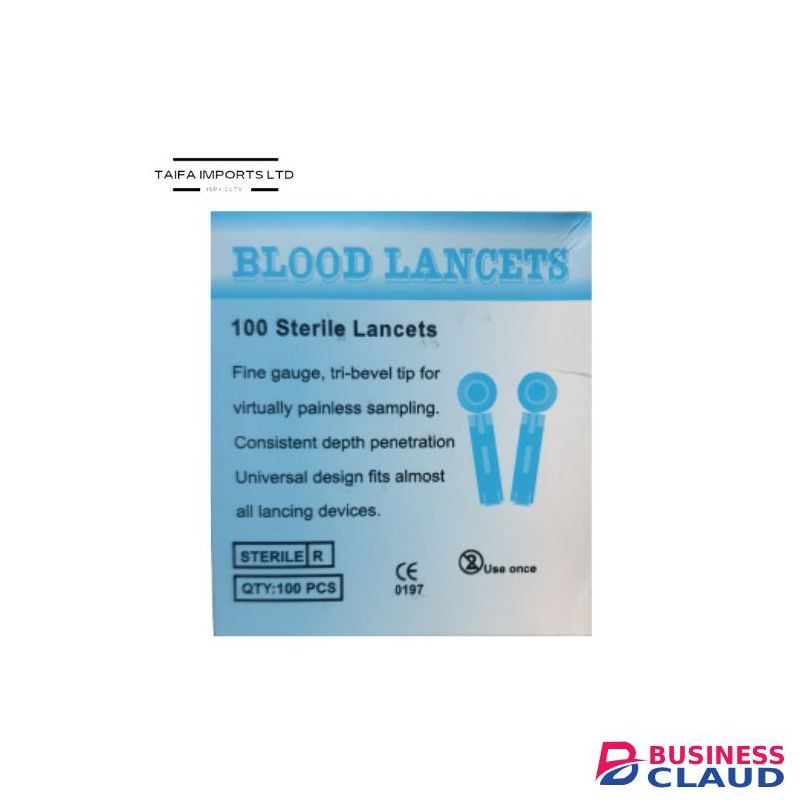 ON-CALL PLUS GLUCOMETER STERILE BLOOD LANCET 100 PCS