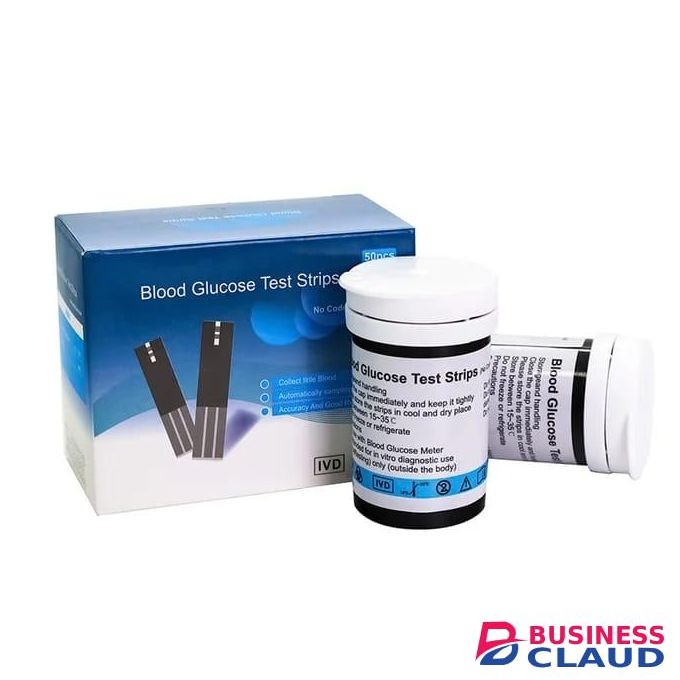 50pcs Glucometer strips+ 50pcs Lancets