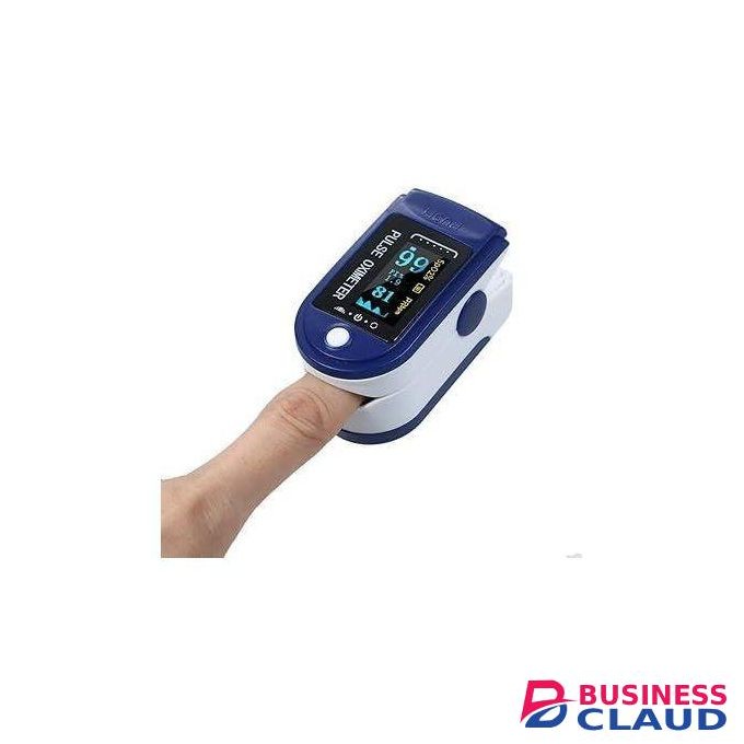 Pulse Oximeter Fingertip, Blood Oxygen Saturation Monitor for Pulse Rate and SpO2 Levels, Portable LED Display Oximeter for Adult and Children