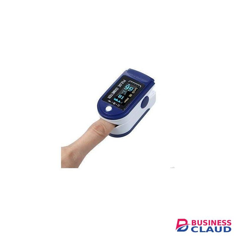 Pulse Oximeter Fingertip, Blood Oxygen Saturation Monitor for Pulse Rate and SpO2 Levels, Portable LED Display Oximeter for Adult and Children