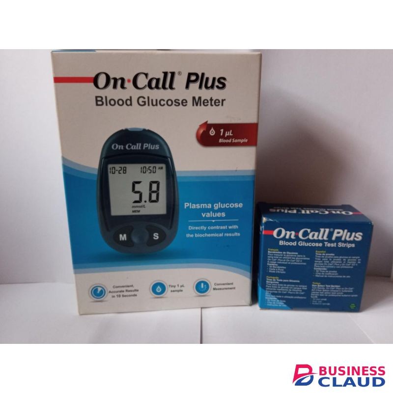Adorned Oncall Plus Glucometer And Strips And Prickers
