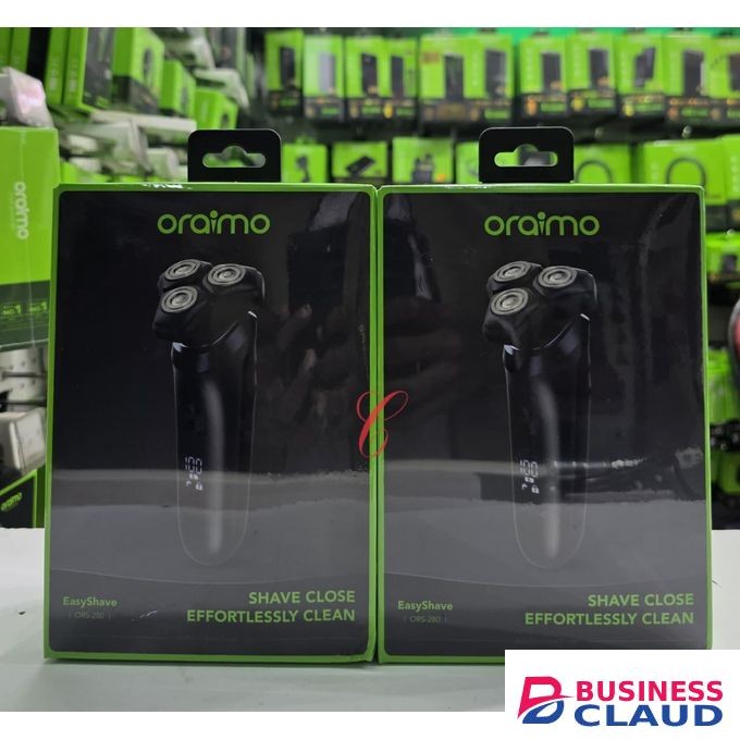 Oraimo EasyShave ORS-280 Multi-Functional Shaver with Precision Blades, Rechargeable Battery, Nose and Beard Trimmer, Comfortable Grip, and Grooming Accessories for Men