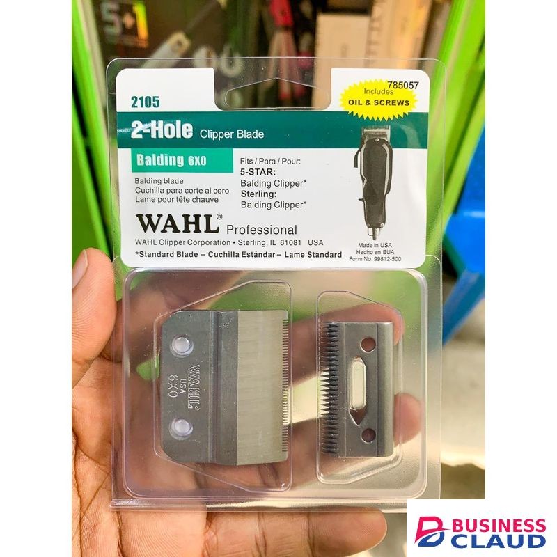 2-Hole Clipper Blade Balding 6x0 2105