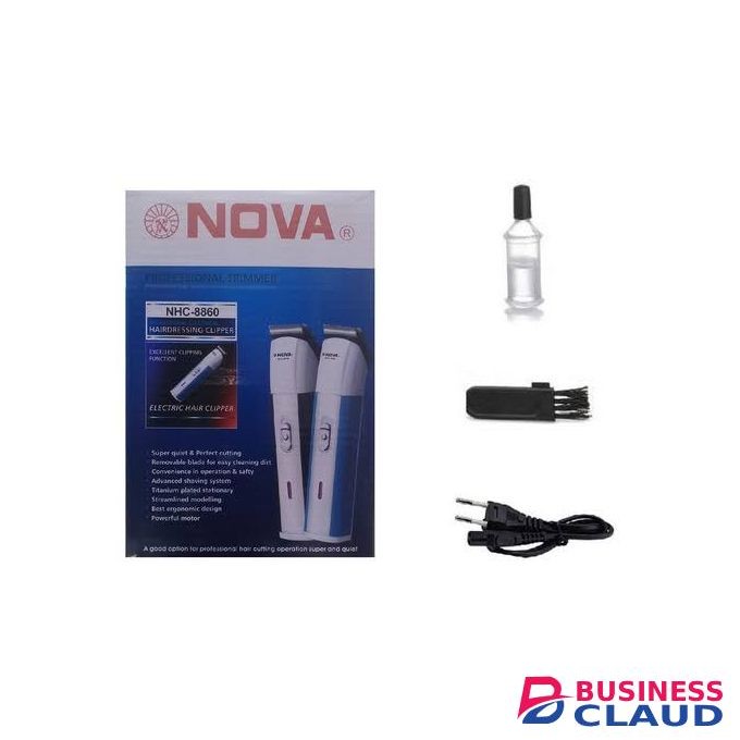 Nova Rechargeable Hair Trimmer Clipper Shaver NHC-8860