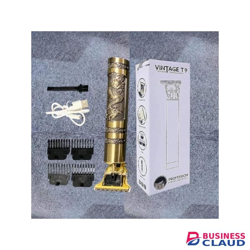 Vintage Inbuilt Battery Electric, Hair Cutting T9 Hair Clipper Trimmer Shaver