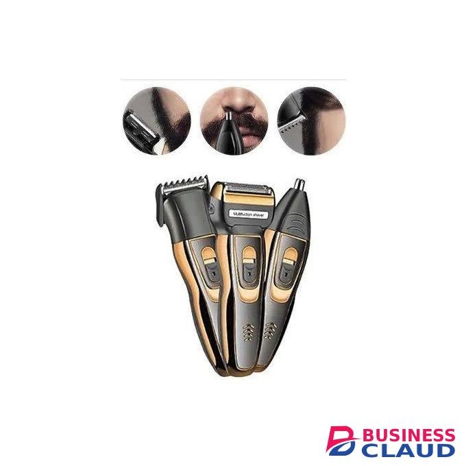 Geemy Original 3in1 Rechargeable Shaver, Clipper, Nose Trimmer Set