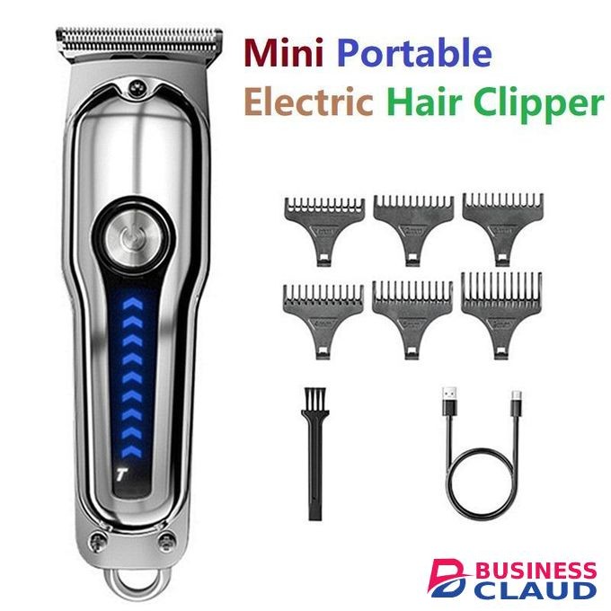 Mini Portable Digital Fast Charge Rechargeable Electric Hair Clipper & Trimmer