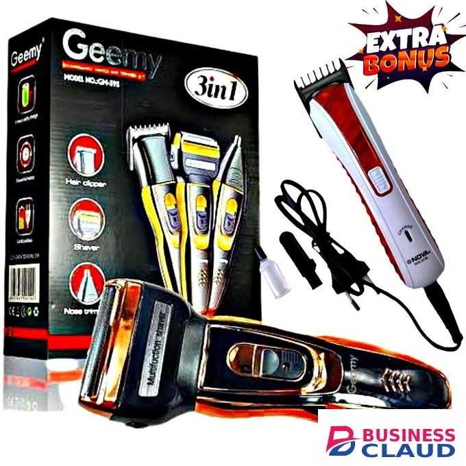Geemy Rechargeable 3 in 1 Hair Shaver // Nova Hair Shaver