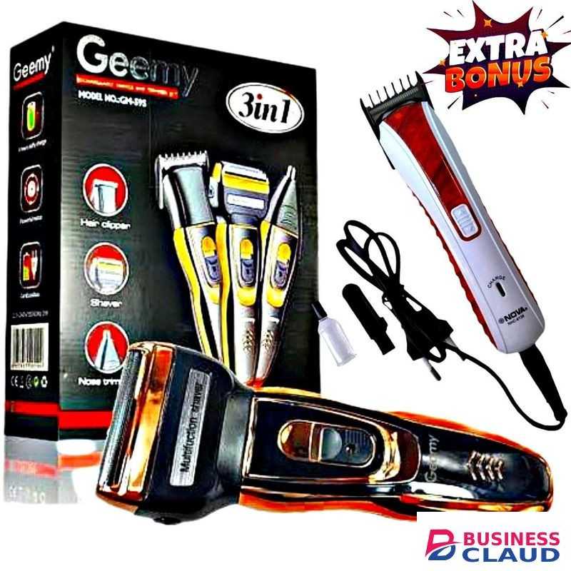 Geemy Rechargeable 3 in 1 Hair Shaver // Nova Hair Shaver