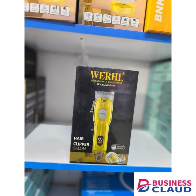 WERHL WL-8550 Rechargeable Hair Clipper.