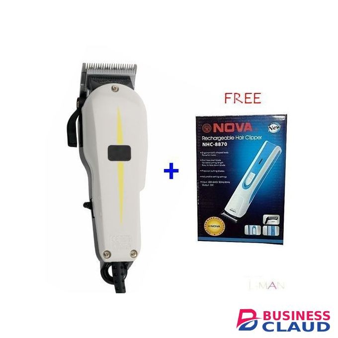 Geemy Professional Hair Shaving Machine + FREE Hair And Beard Trimmer