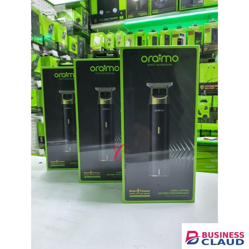 Oraimo Smart Trimmer 2 OPC-TR12 Multi-functional Hair Trimmer with 3 Guided Combs for Precision Grooming, Rechargeable, Durable Blades, Low Noise, Cordless and Portable
