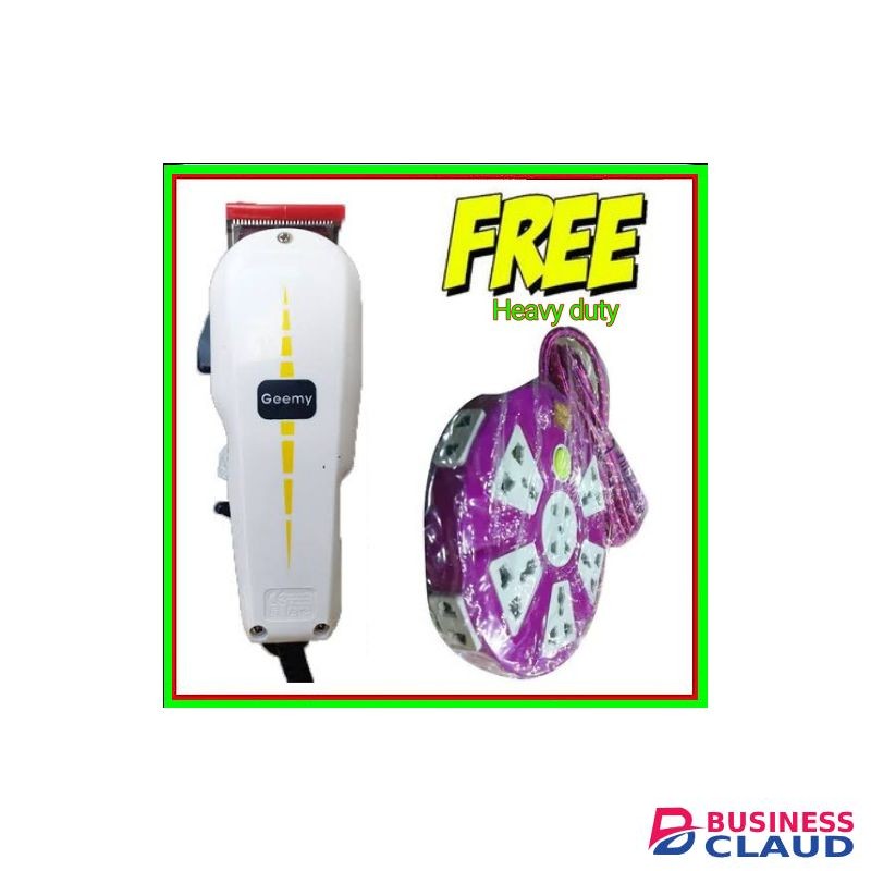 Geemy Professional Hair Shaving Machine+Free Heavy Duty Extension