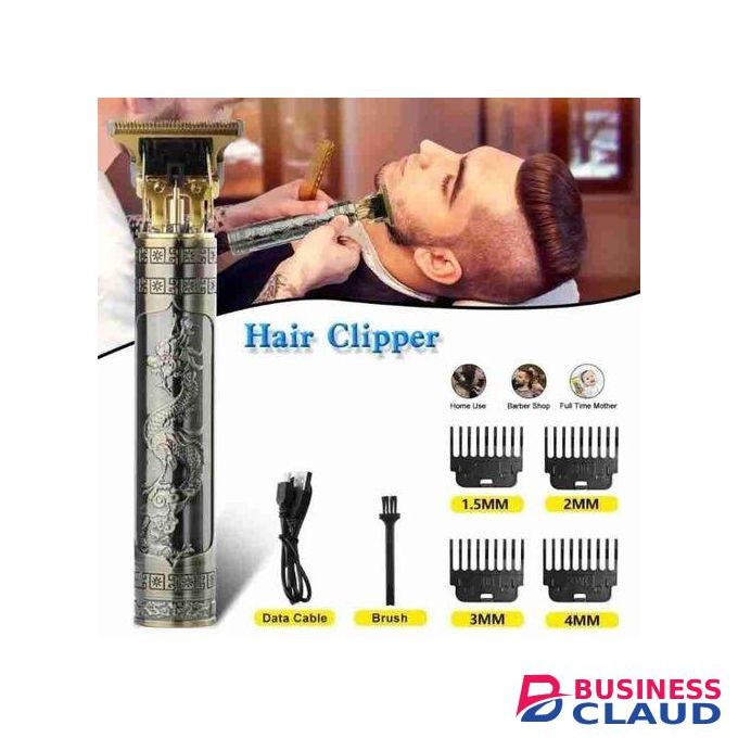 Vintage Professional Cordless Rechargeable Clipper Portable Beard and Hair Trimmer.