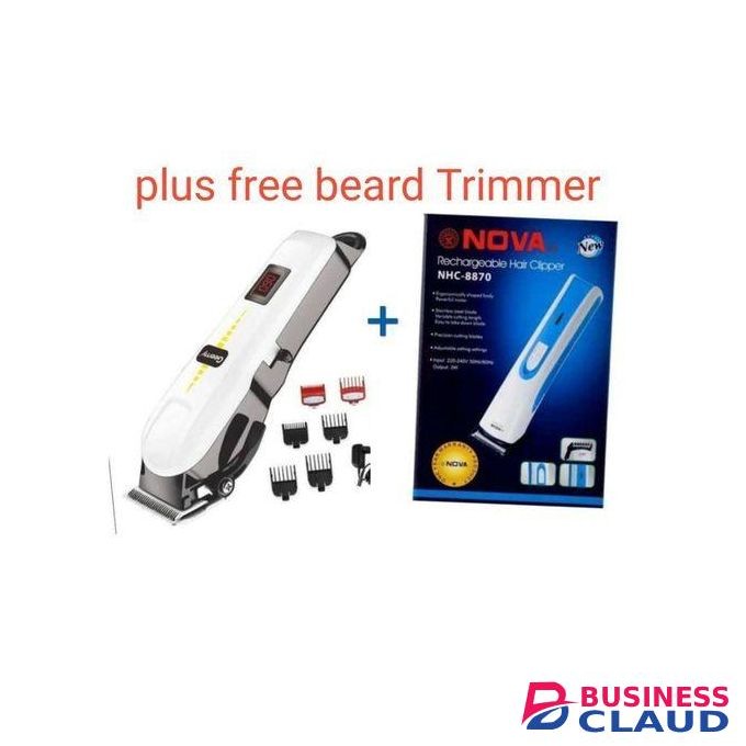 Geemy Professional Cordless Shaving Machine PLUS NOVA BEARD TRIMMER