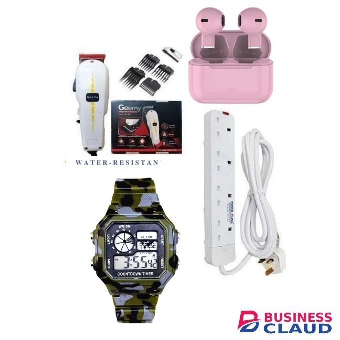 Geemy Shaver big 1 plus extension 4 way pro 5s pink design watch