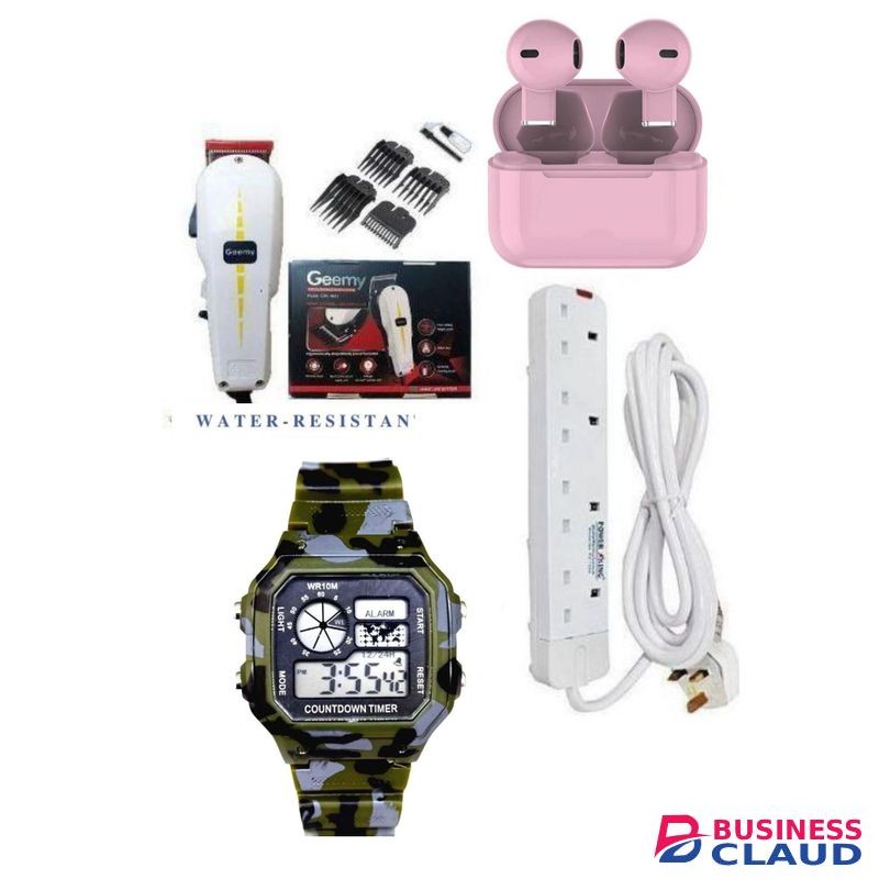 Geemy Shaver big 1 plus extension 4 way pro 5s pink design watch