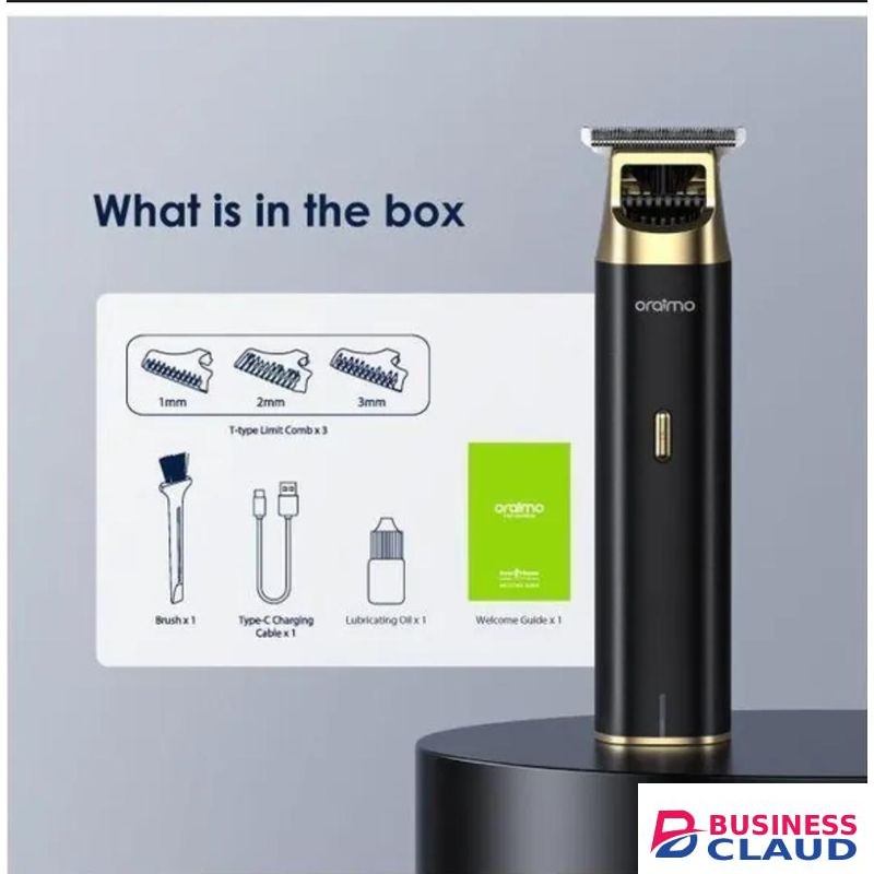 Oraimo Smart Trimmer 2 – Long Lasting Battery, 150 Min Run Time, Adjustable Speed, Multipurpose Grooming Kit