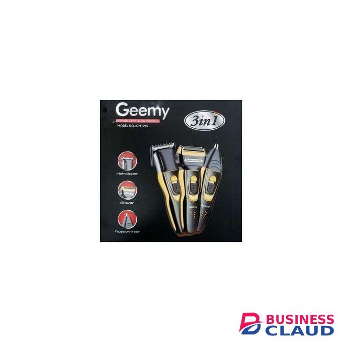 Geemy 3 in 1 Rechargeable Shaver/ hair clippers