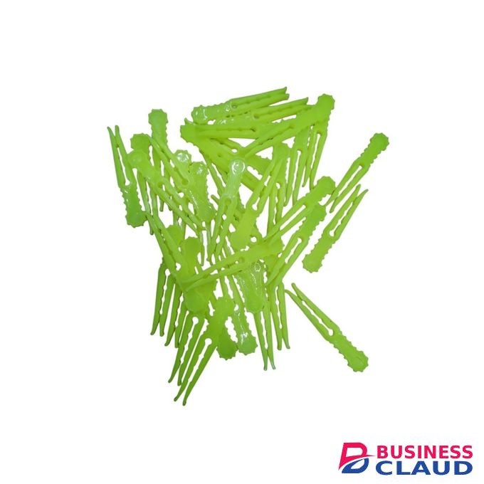 144 PIECES LUMINOUS GREEN STRONG HIGH QUALITY FIRM GRIP CLOTH PEGS