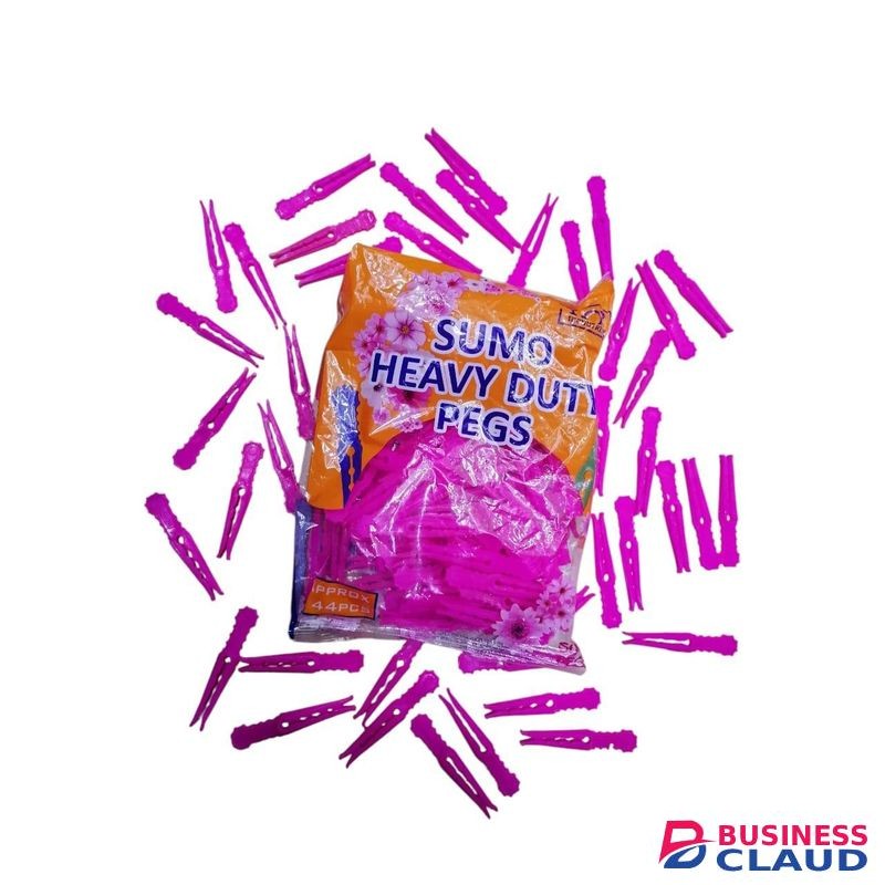 144 PIECES PINK STRONG DURABLE FIRM GRIP HIGH QUALITY CLOTH PEGS
