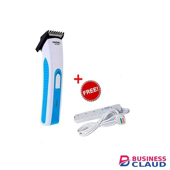 Nova Rechargeable Hair Beard Shaver Clipper + FREE Gift