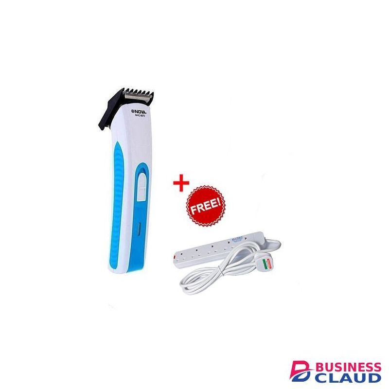 Nova Rechargeable Hair Beard Shaver Clipper + FREE Gift
