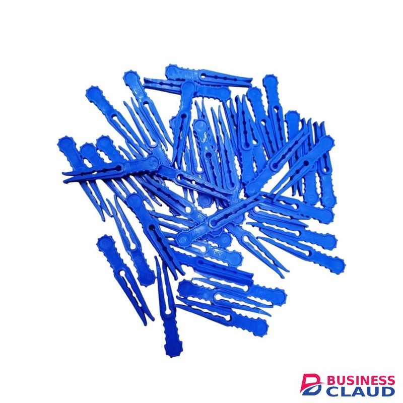 144 PIECES BLUE STRONG DURABLE FIRM GRIP HIGH QUALITY CLOTH PEGS
