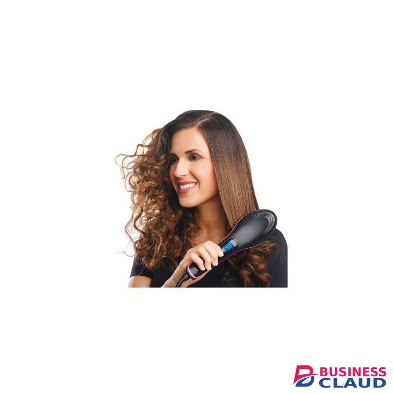 Simply Straight Ceramic Hair Brush Straightener