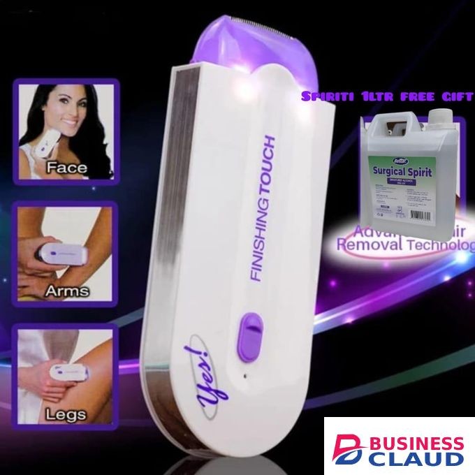 High Quality Recharble USB Yes Finishing Touch Hair Shaver with free gift