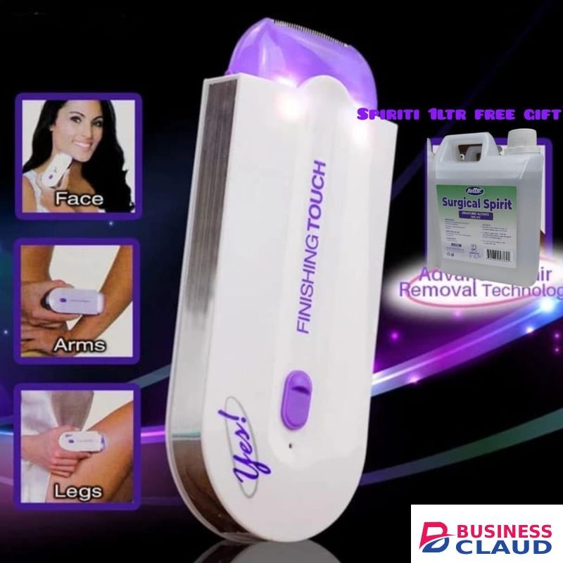 High Quality Recharble USB Yes Finishing Touch Hair Shaver with free gift