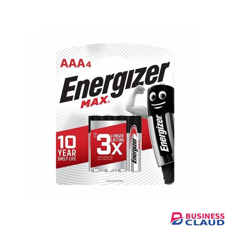 Energizer Aaa E92 Bp4 4Pack