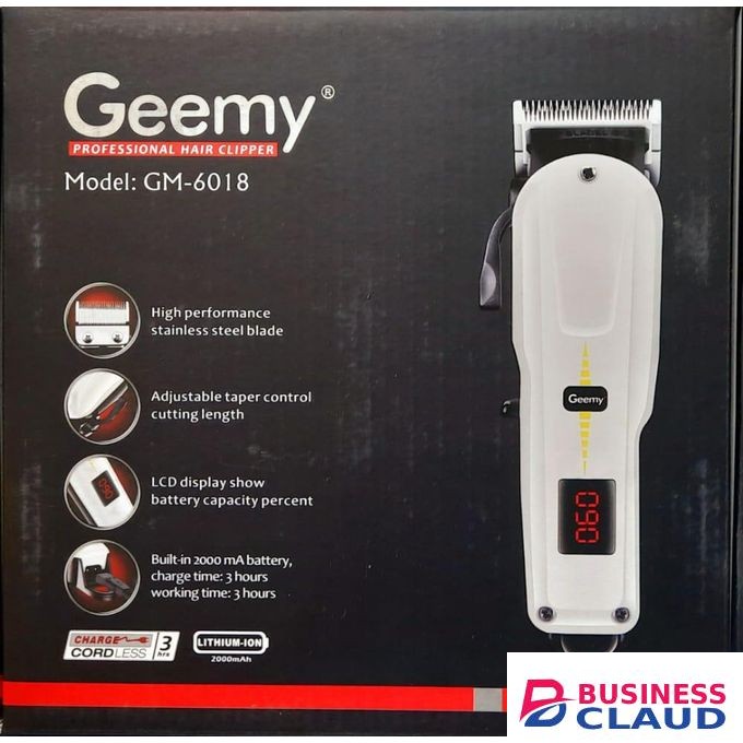Geemy Proffessional Hair Clipper(Rechargeable)