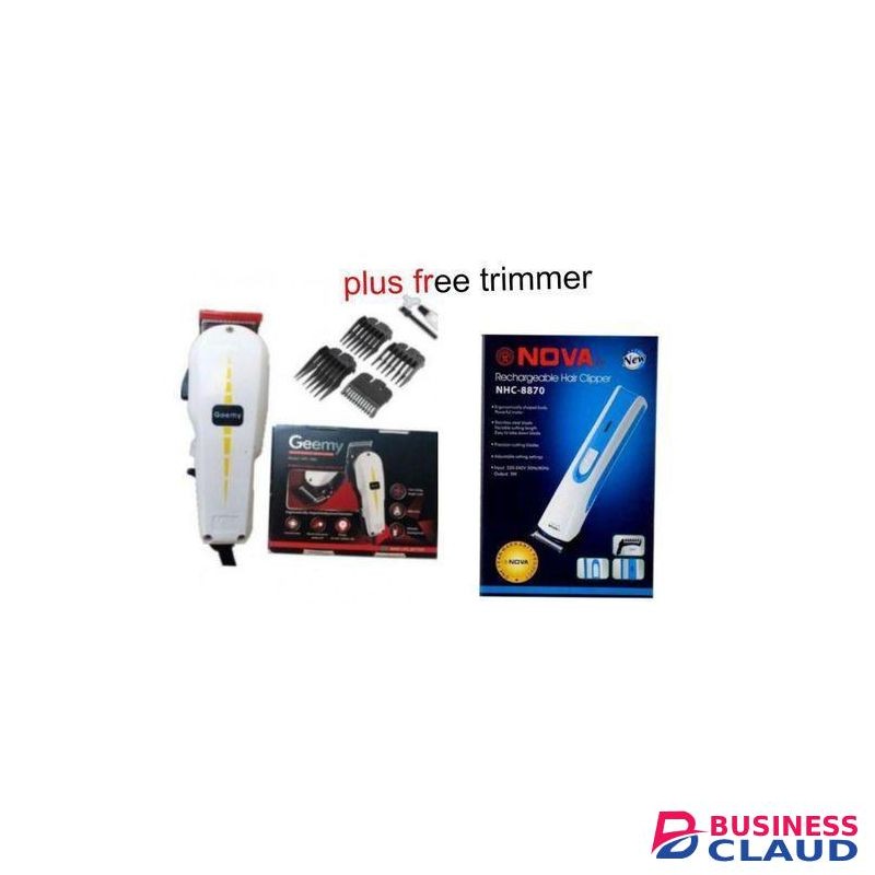 Professional Hair Shaving Machine + FREE Rechargeable Shaver