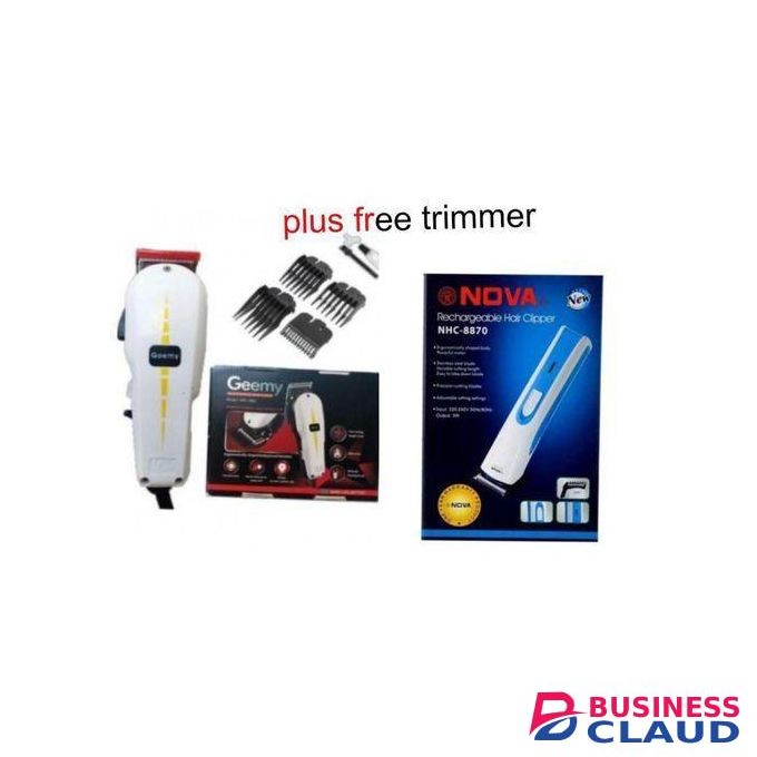Professional Hair Shaving Machine + FREE Rechargeable Shaver