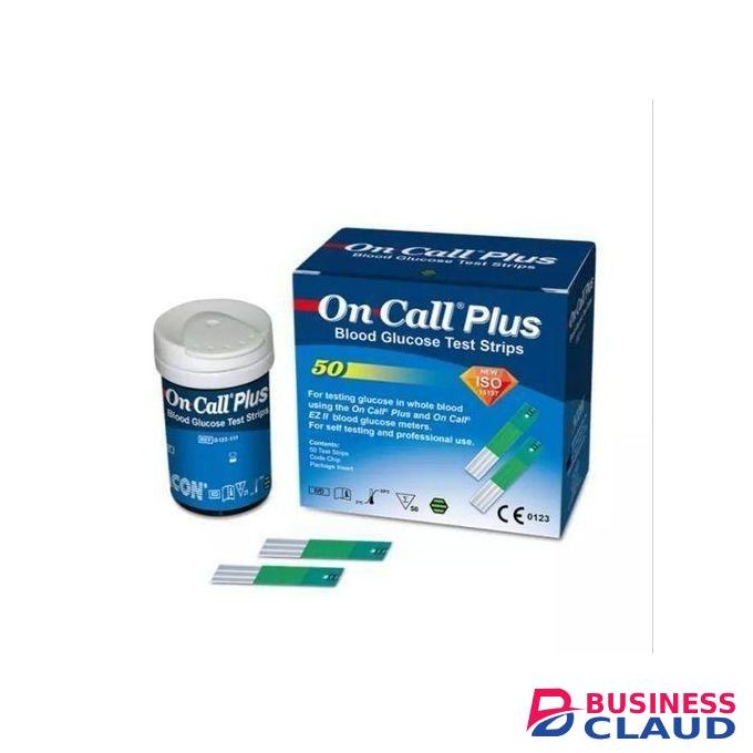 On Call Plus On Call Blood Glucose Test Strips 50 Strips